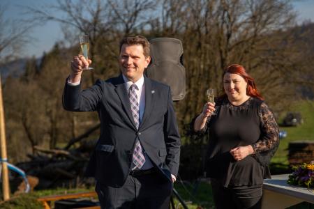 Odprtje novoasfaltiranega dela ceste Špitalič – Okrog (17)